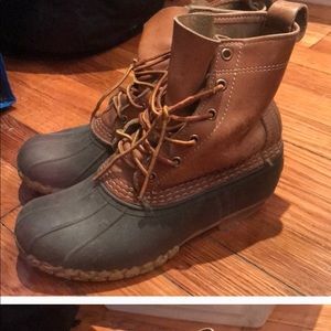 Bean Boots! worn in but a great deal for $30
